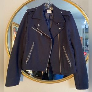 Gap Jacket - blue with zipper detail